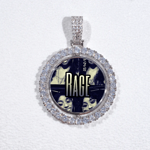 3D Spinning 2-Faced Custom Picture Pendant