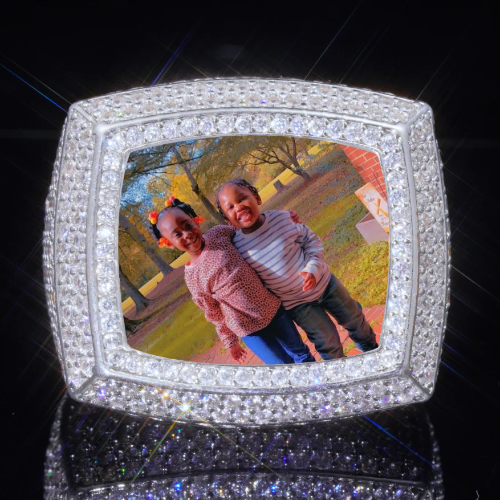 3D CUSTOM PICTURE ICED RING