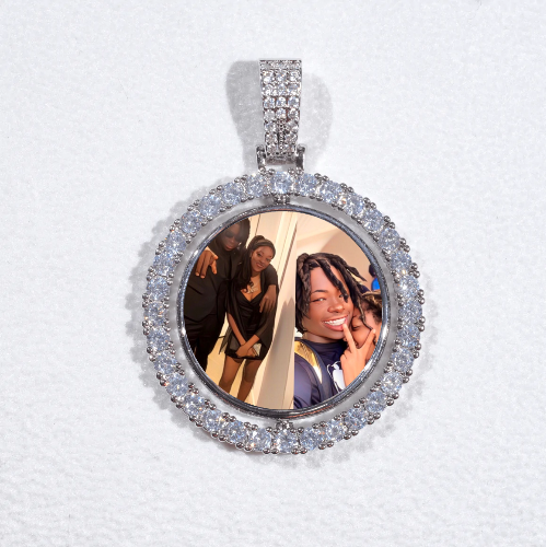 3D Spinning 2-Faced Custom Picture Pendant