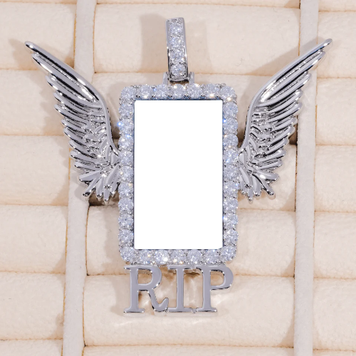 RIP WING 3D CUSTOM PICTURE PENDANT