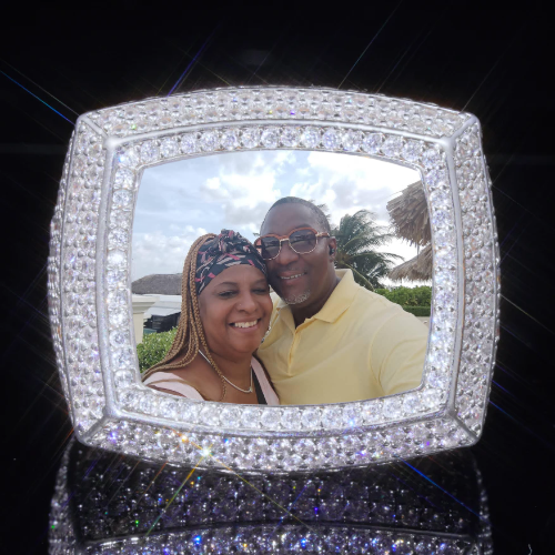 3D CUSTOM PICTURE ICED RING