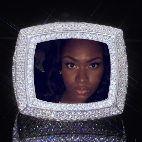 3D CUSTOM PICTURE ICED RING