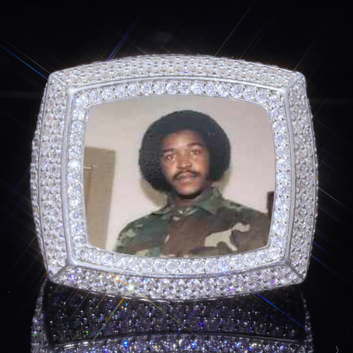 3D CUSTOM PICTURE ICED RING