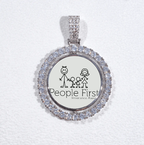 3D Spinning 2-Faced Custom Picture Pendant