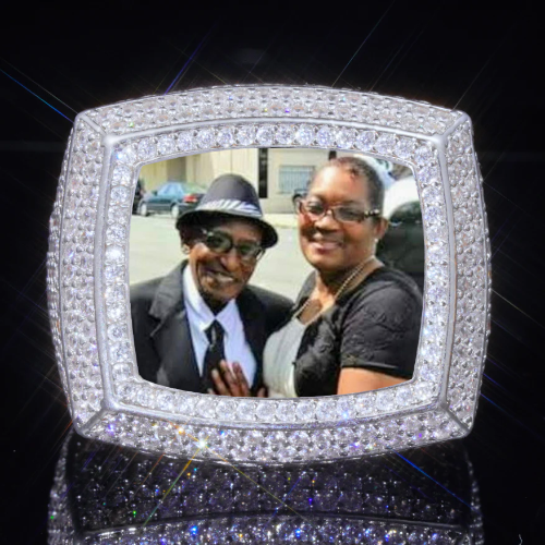 3D CUSTOM PICTURE ICED RING