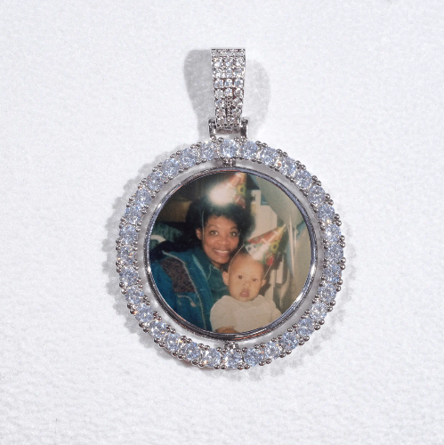 3D Spinning 2-Faced Custom Picture Pendant