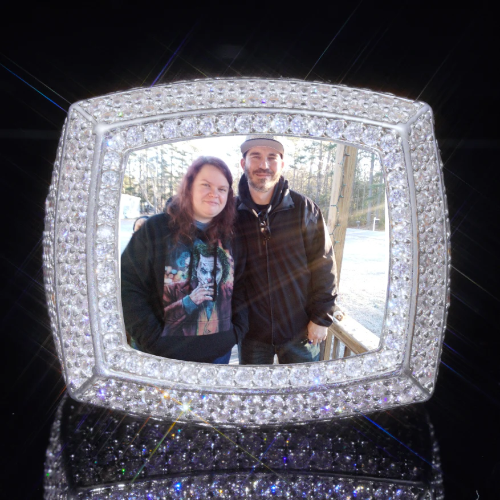 3D CUSTOM PICTURE ICED RING