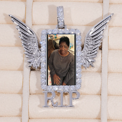 RIP WING 3D CUSTOM PICTURE PENDANT