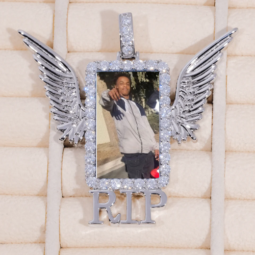 RIP WING 3D CUSTOM PICTURE PENDANT