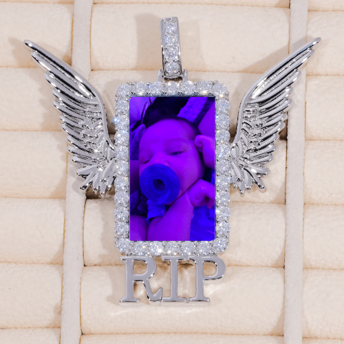 RIP WING 3D CUSTOM PICTURE PENDANT