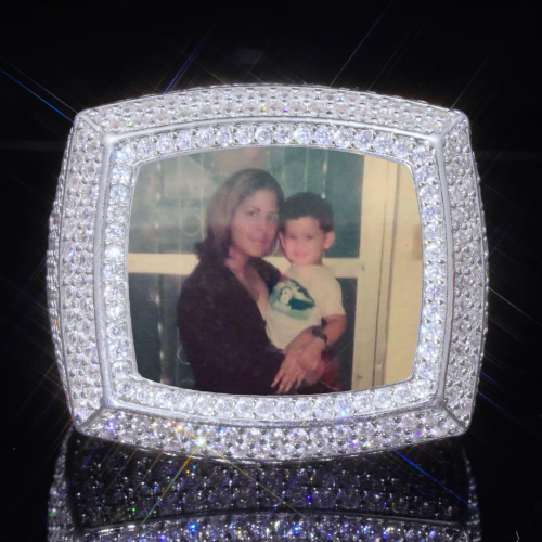 3D CUSTOM PICTURE ICED RING