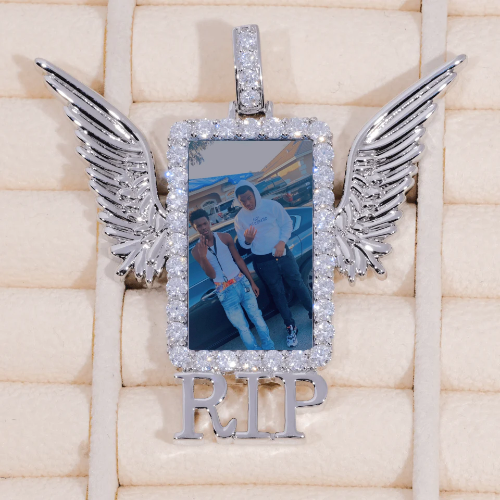 RIP WING 3D CUSTOM PICTURE PENDANT