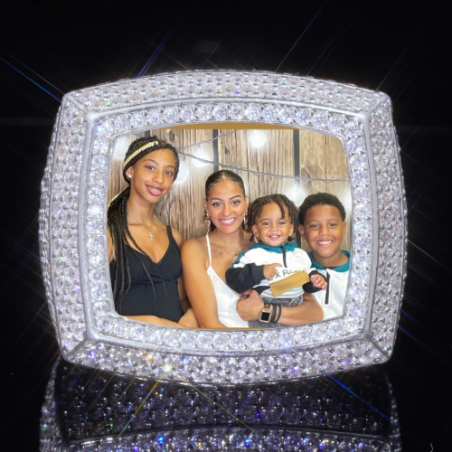 3D CUSTOM PICTURE ICED RING