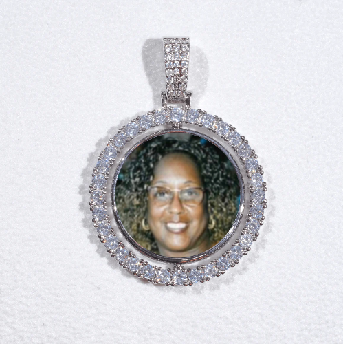 3D Spinning 2-Faced Custom Picture Pendant
