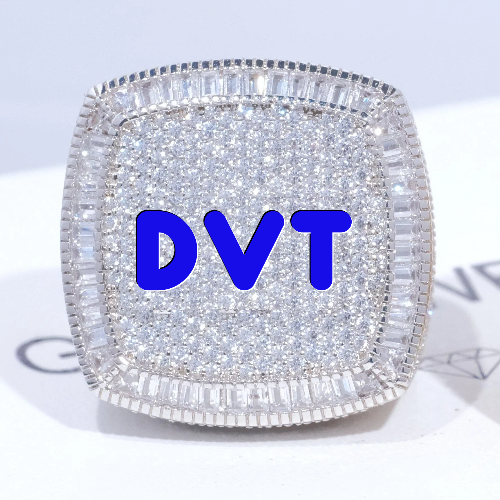 CUSTOM LETTER 3D ICED RING