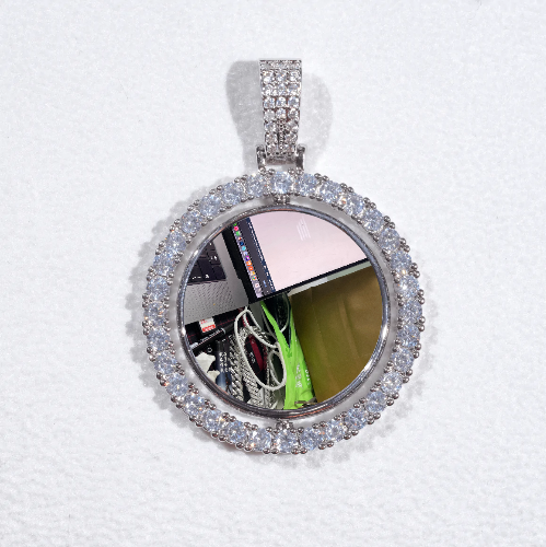 3D Spinning 2-Faced Custom Picture Pendant