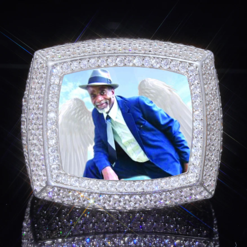 3D CUSTOM PICTURE ICED RING