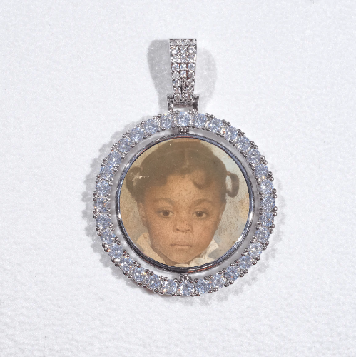 3D Spinning 2-Faced Custom Picture Pendant