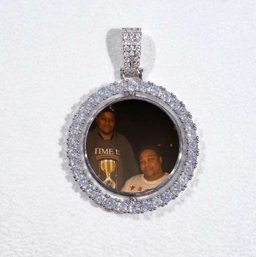 3D Spinning 2-Faced Custom Picture Pendant