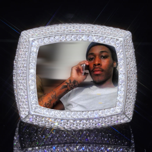3D CUSTOM PICTURE ICED RING