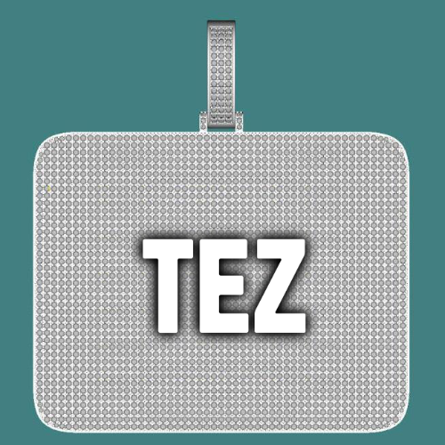 CUSTOM LETTER NECKLACE 3D BIG SQUARE