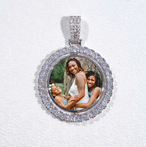 3D Spinning 2-Faced Custom Picture Pendant