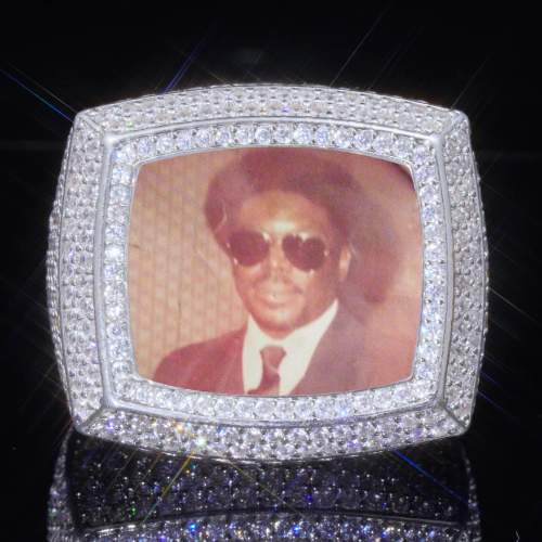 3D CUSTOM PICTURE ICED RING
