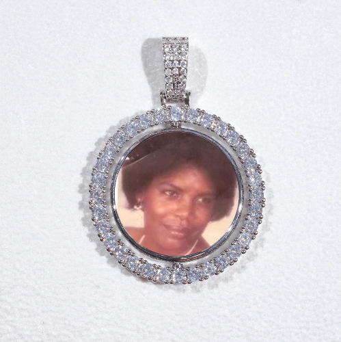 3D Spinning 2-Faced Custom Picture Pendant