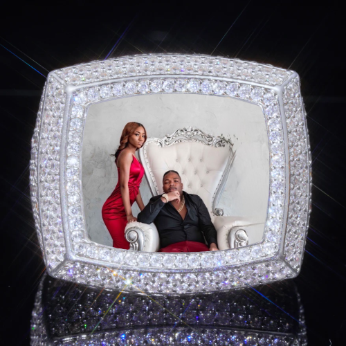 3D CUSTOM PICTURE ICED RING
