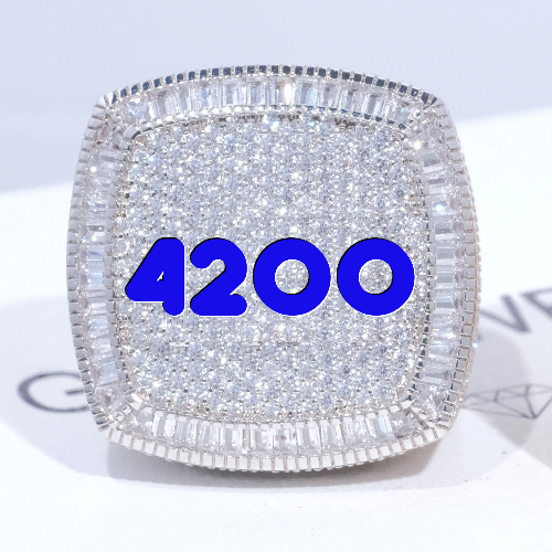 CUSTOM LETTER 3D ICED RING