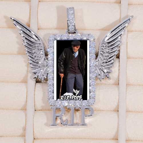 RIP WING 3D CUSTOM PICTURE PENDANT