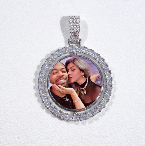3D Spinning 2-Faced Custom Picture Pendant