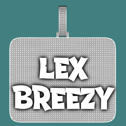 CUSTOM LETTER NECKLACE 3D BIG SQUARE