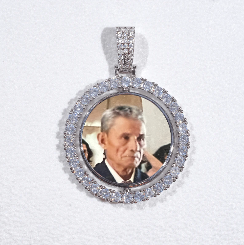 3D Spinning 2-Faced Custom Picture Pendant