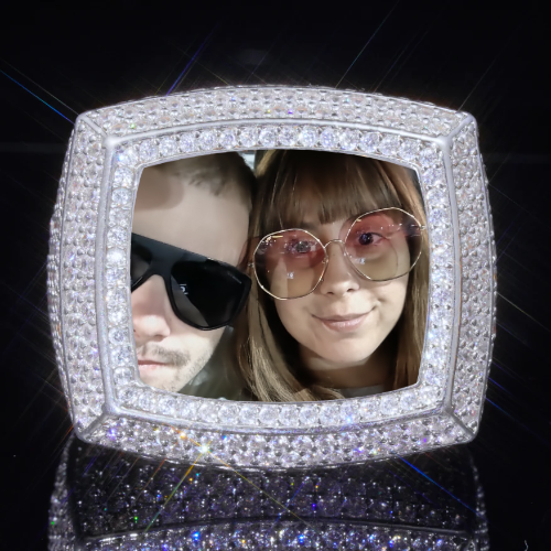 3D CUSTOM PICTURE ICED RING