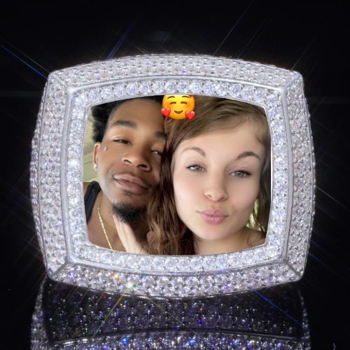 3D CUSTOM PICTURE ICED RING