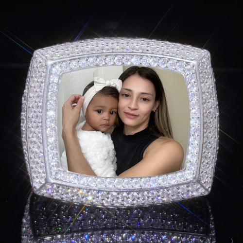 3D CUSTOM PICTURE ICED RING