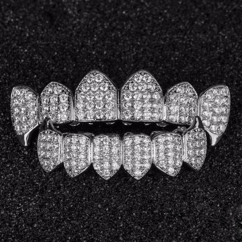 Official Limited Micro-inlay CZ Gold-Plated Grillz