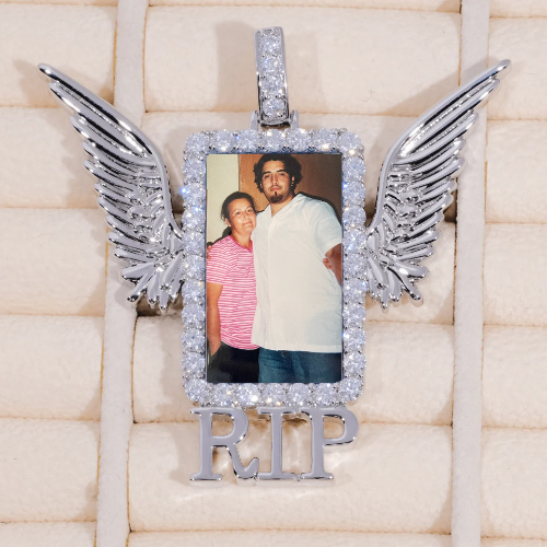 RIP WING 3D CUSTOM PICTURE PENDANT