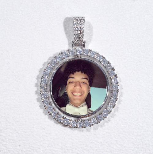 3D Spinning 2-Faced Custom Picture Pendant