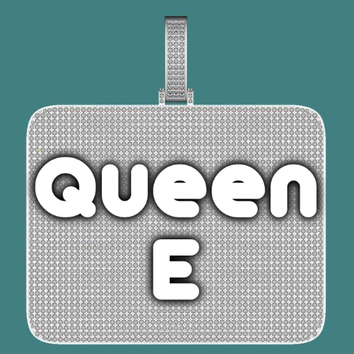 CUSTOM LETTER NECKLACE 3D BIG SQUARE