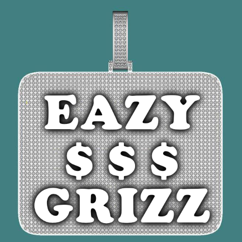 CUSTOM LETTER NECKLACE 3D BIG SQUARE