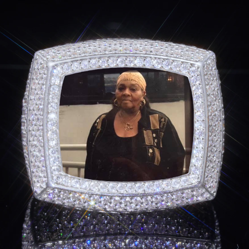3D CUSTOM PICTURE ICED RING