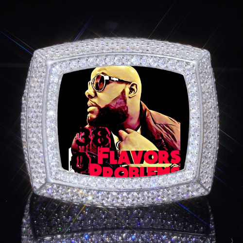 3D CUSTOM PICTURE ICED RING