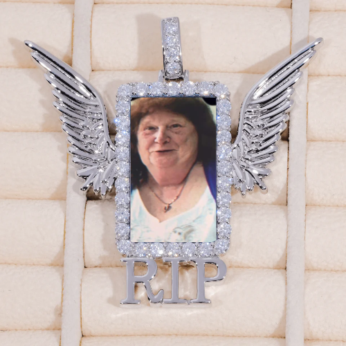 RIP WING 3D CUSTOM PICTURE PENDANT