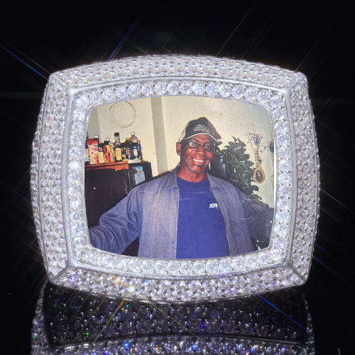 3D CUSTOM PICTURE ICED RING