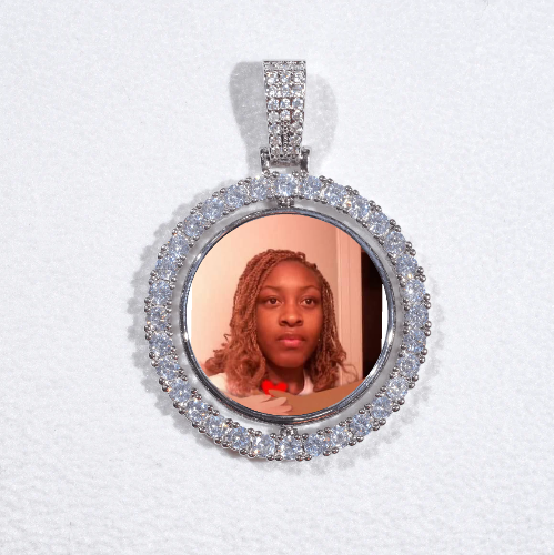 3D Spinning 2-Faced Custom Picture Pendant