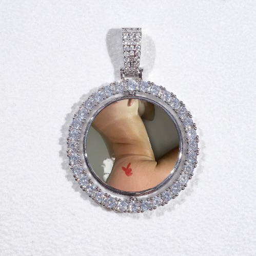 3D Spinning 2-Faced Custom Picture Pendant