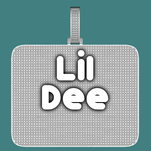 CUSTOM LETTER NECKLACE 3D BIG SQUARE