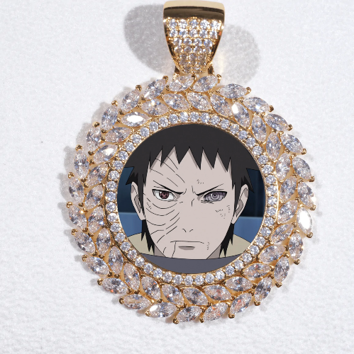 Large 3D Wheat Ear Custom Picture Pendant